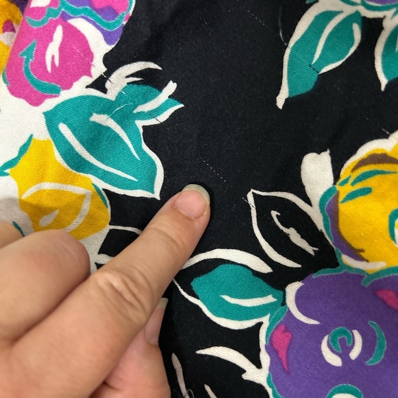 Vintage Algro-Ettes Floral Halter Fit and Flare Dress Midi Womens Size 9 Canada - Picture 14 of 16